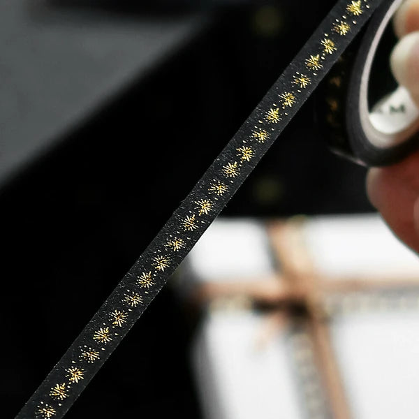 Star Fireworks thin washi tape