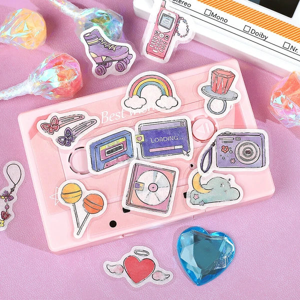 Lots of Retro Flake Stickers