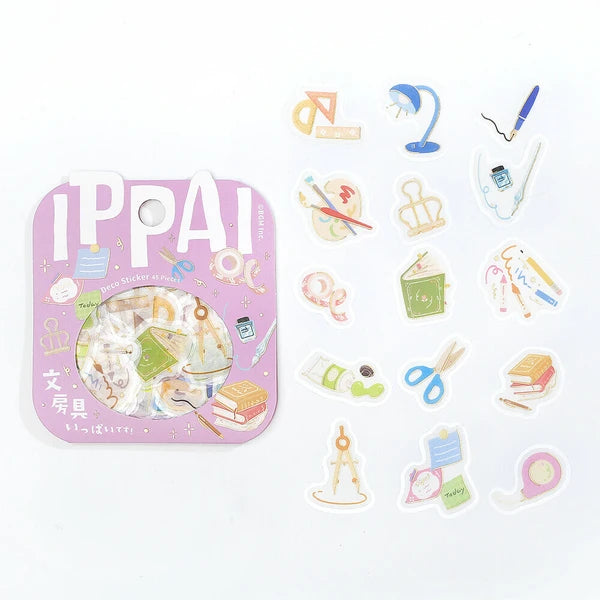 Lots of Stationery Flake Stickers