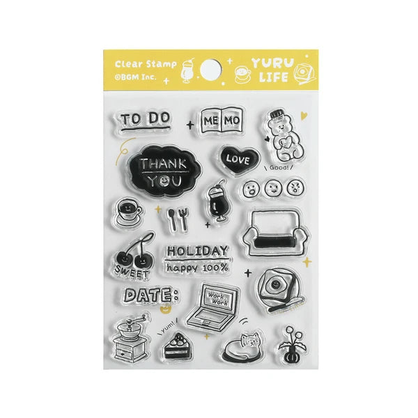 Diary Clear Stamps | Yuru Life