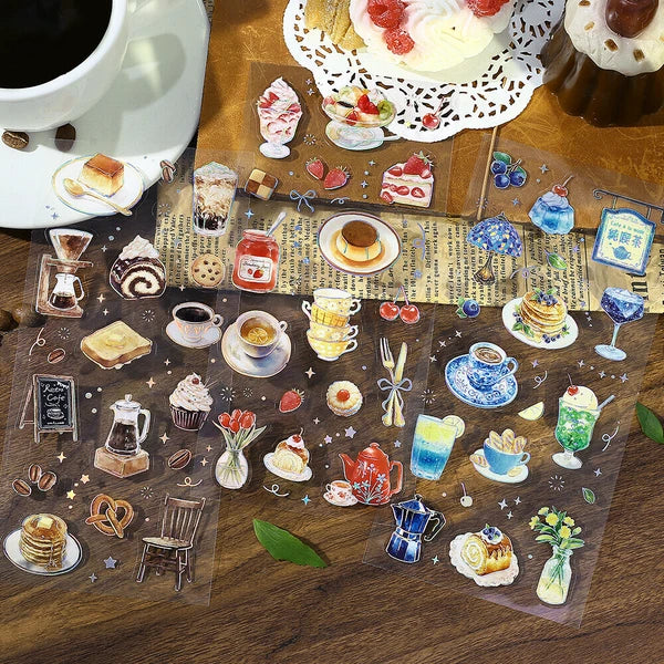 Iride PET Clear Stickers | Café à la Mode