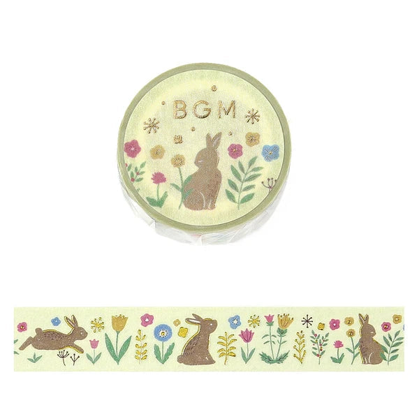 Nordic Forest Collection washi tape | Flowers and Rabbits