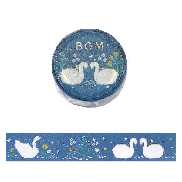 Nordic Forest Collection washi tape | Swan Lake