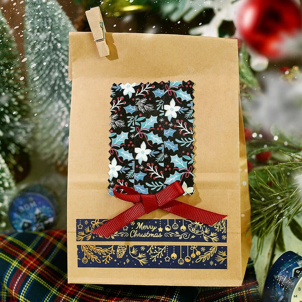 Christmas 2025 Limited Edition washi tape | Midnight Holly