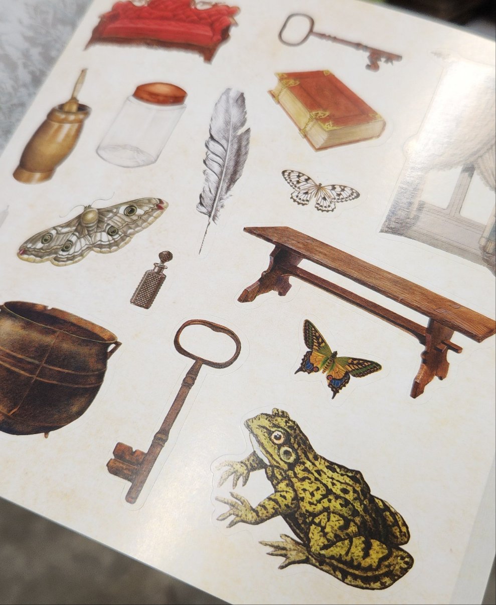 Curiosities Sticker Book