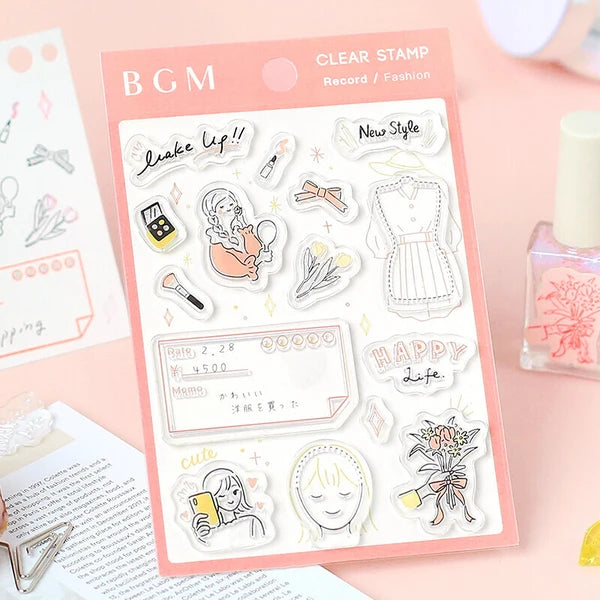 Record Clear Stamps | Fashion