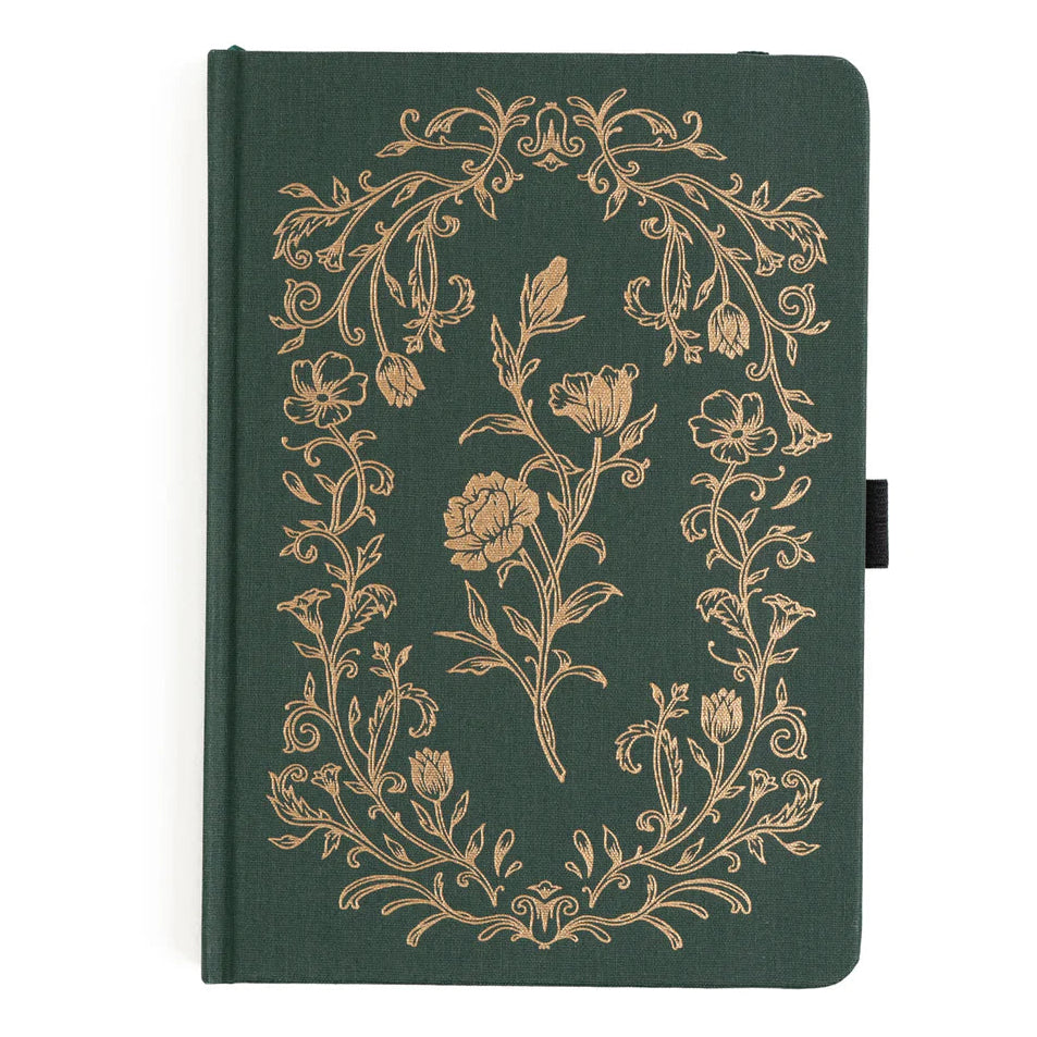 B5 Dotted Notebook 160gsm | Antique Floral