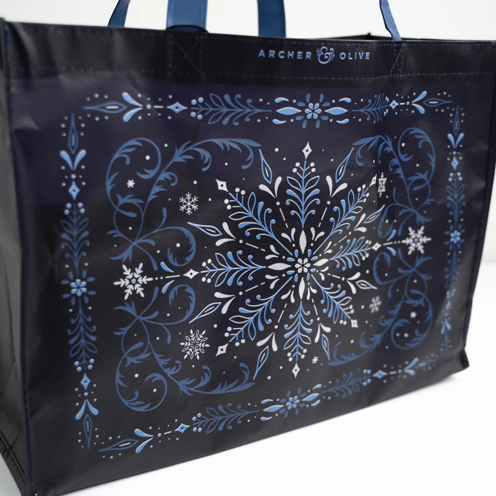 Snowflake Reusable Shopping Bag