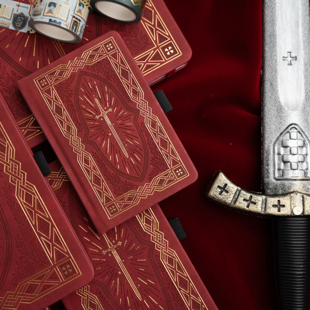 Square 8x8 Dotted Notebook 160gsm | Knight's Sword