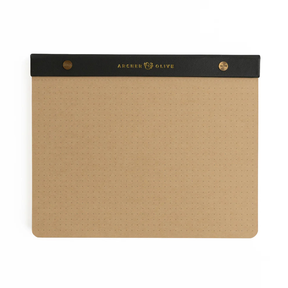 Kraft A5 Dotted Notepad