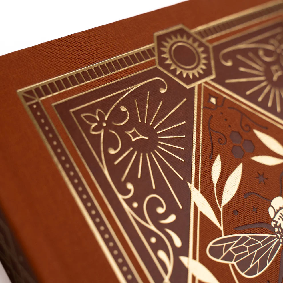 A5 Deluxe System Dotted Notebook 160gsm | Keeper of the Bees in Rust