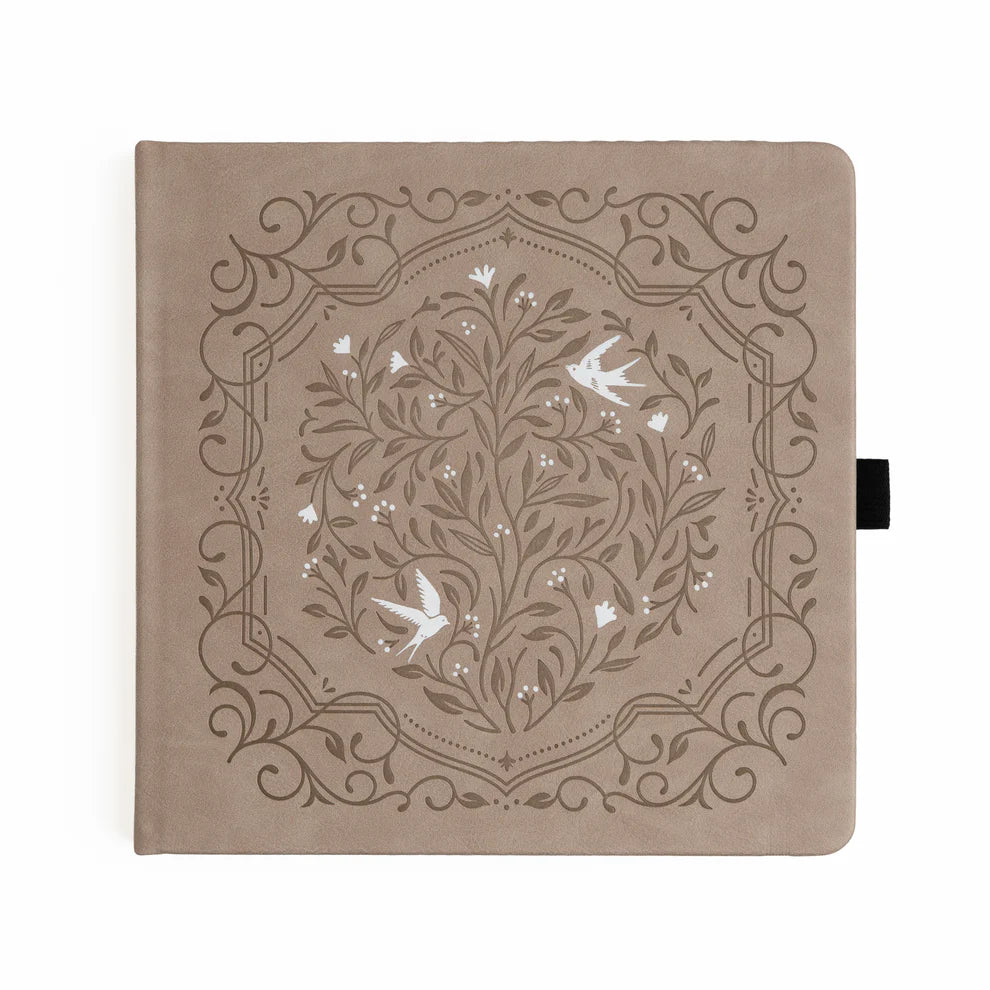 Square 8x8 Dotted Notebook 160gsm | Songbird in Beige