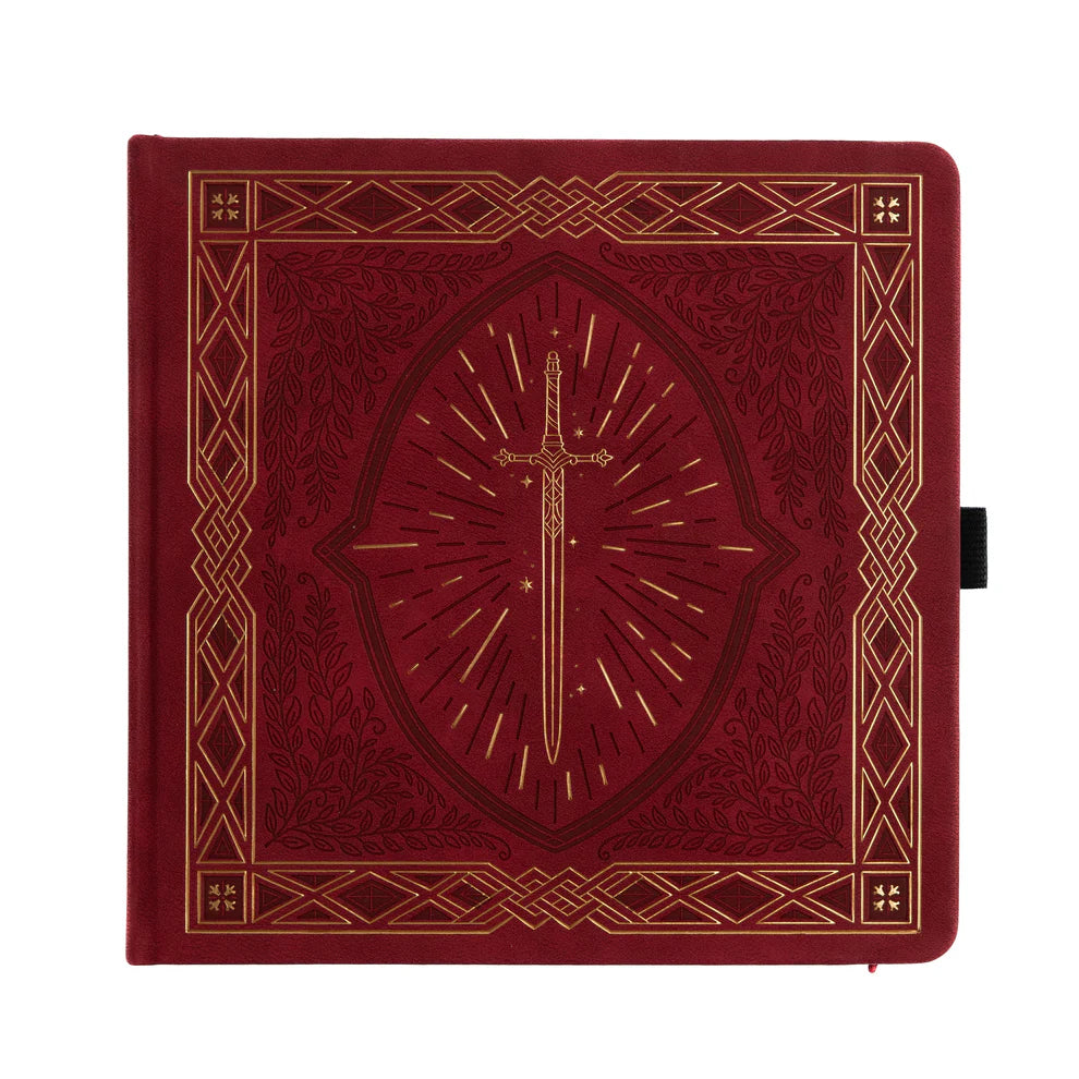 Square 8x8 Dotted Notebook 160gsm | Knight's Sword