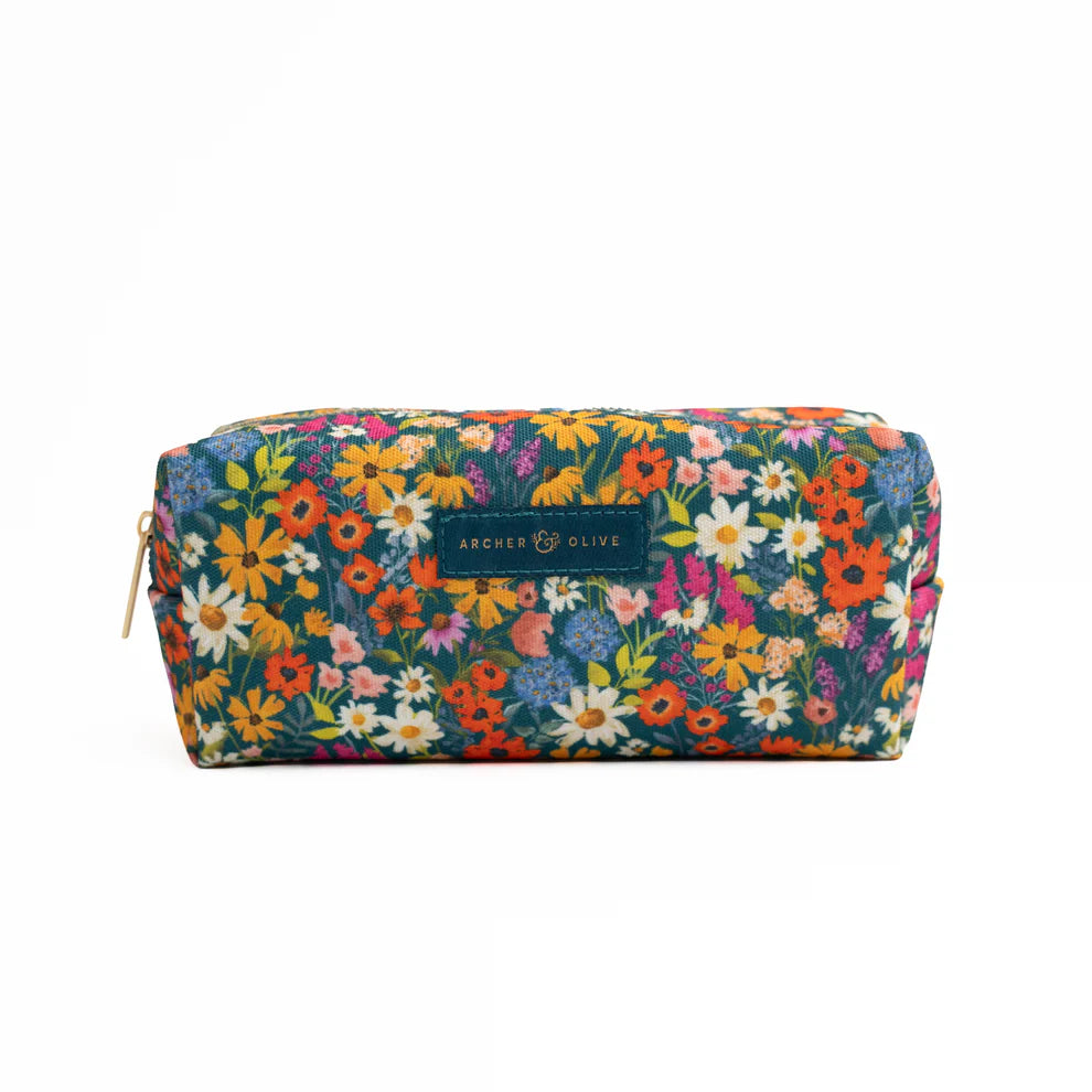 Meadow & Vine Boxy Zipper Pouch