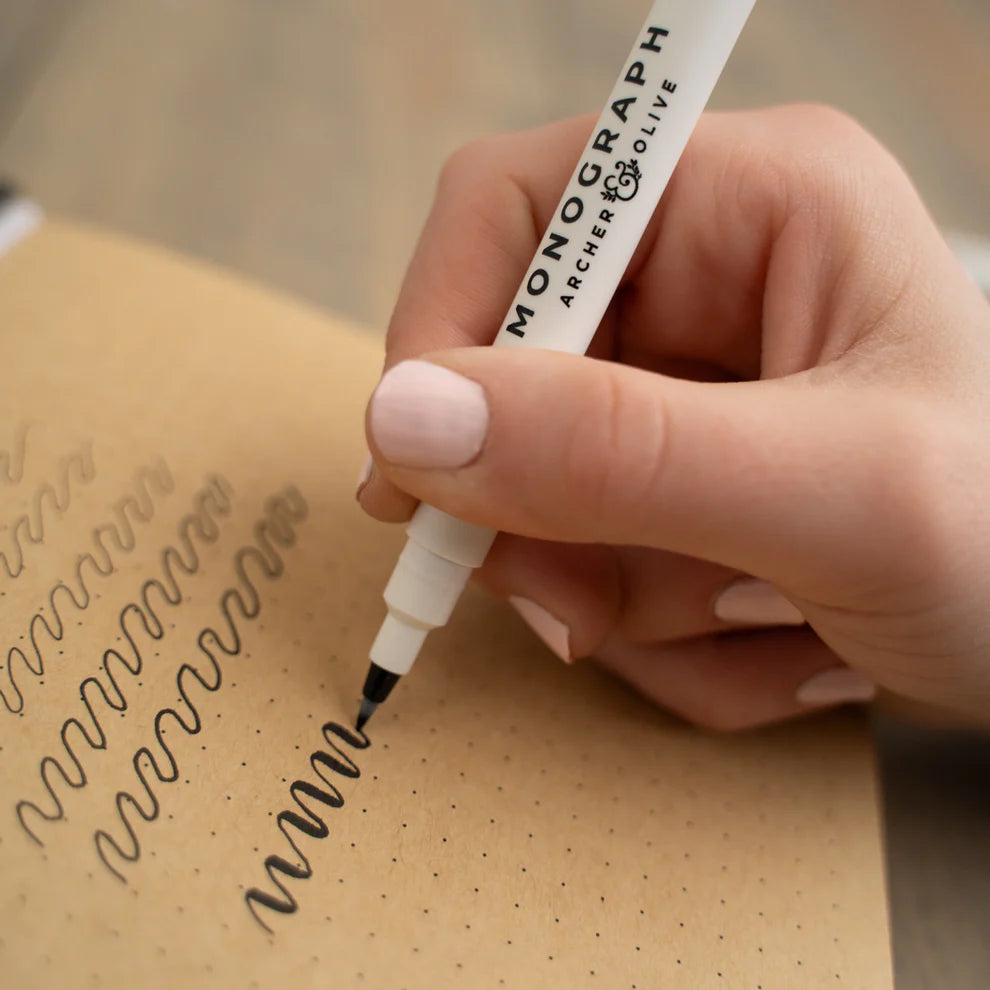 Monograph Brush Pens | Set of 3