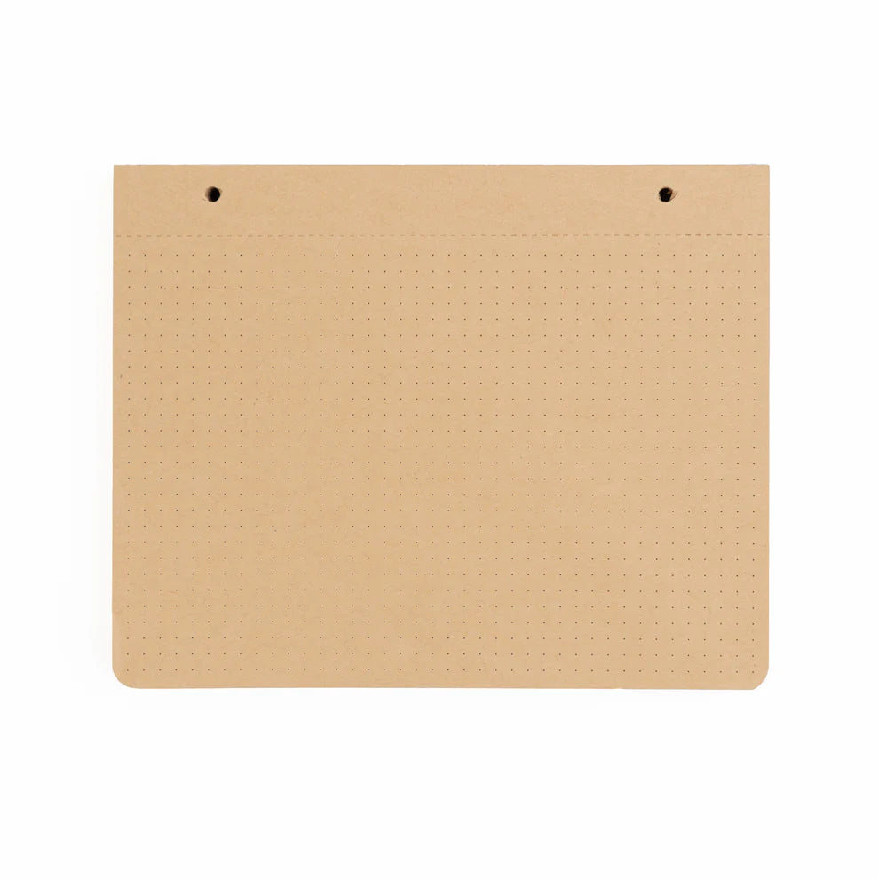 Kraft A5 Dotted Notepad Refill