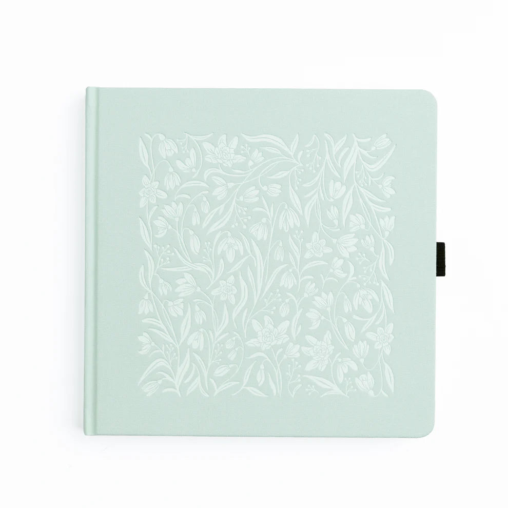 Square 8x8 Dotted Notebook 160gsm | Snowdrops
