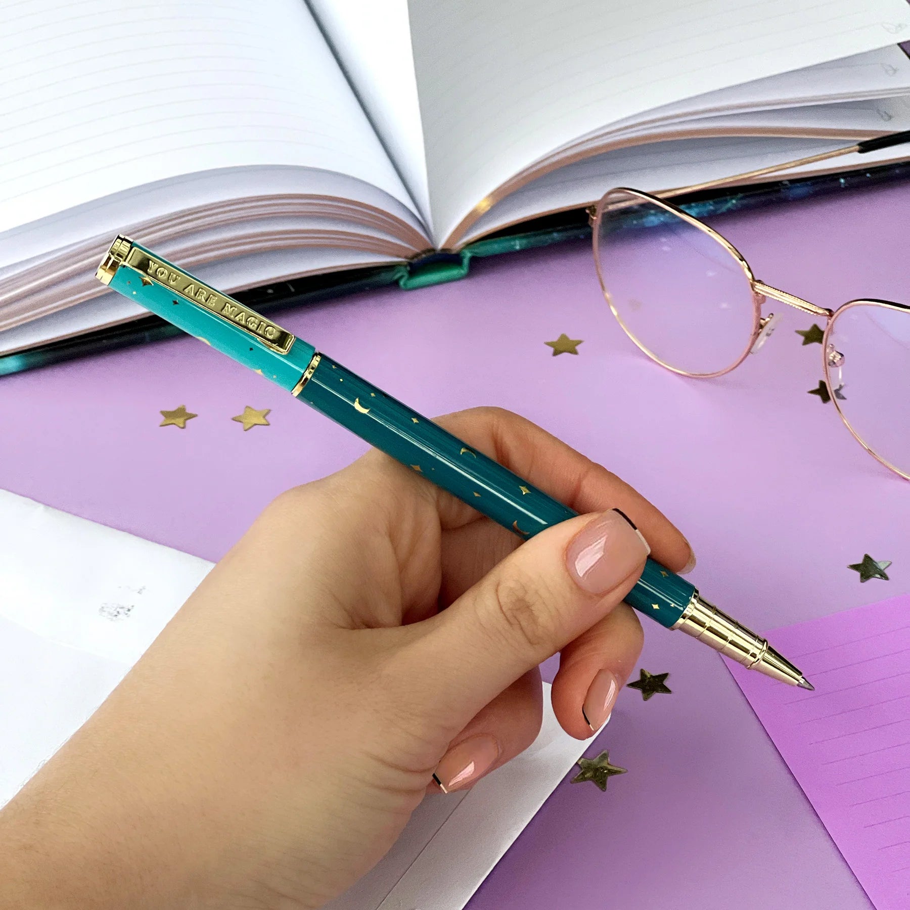 You Are Magic Pen in Teal by The Quirky Cup Collective - Paper Kooka Stationery Shop Australia