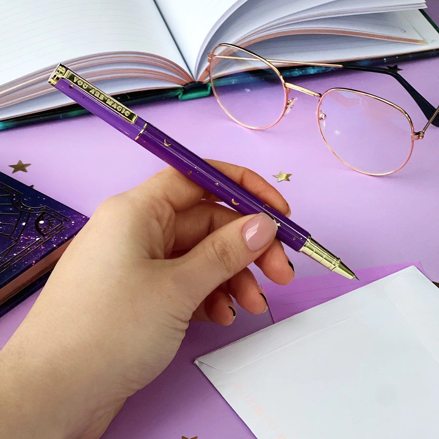 You Are Magic Pen in Purple by The Quirky Cup Collective - Paper Kooka Stationery Shop Australia