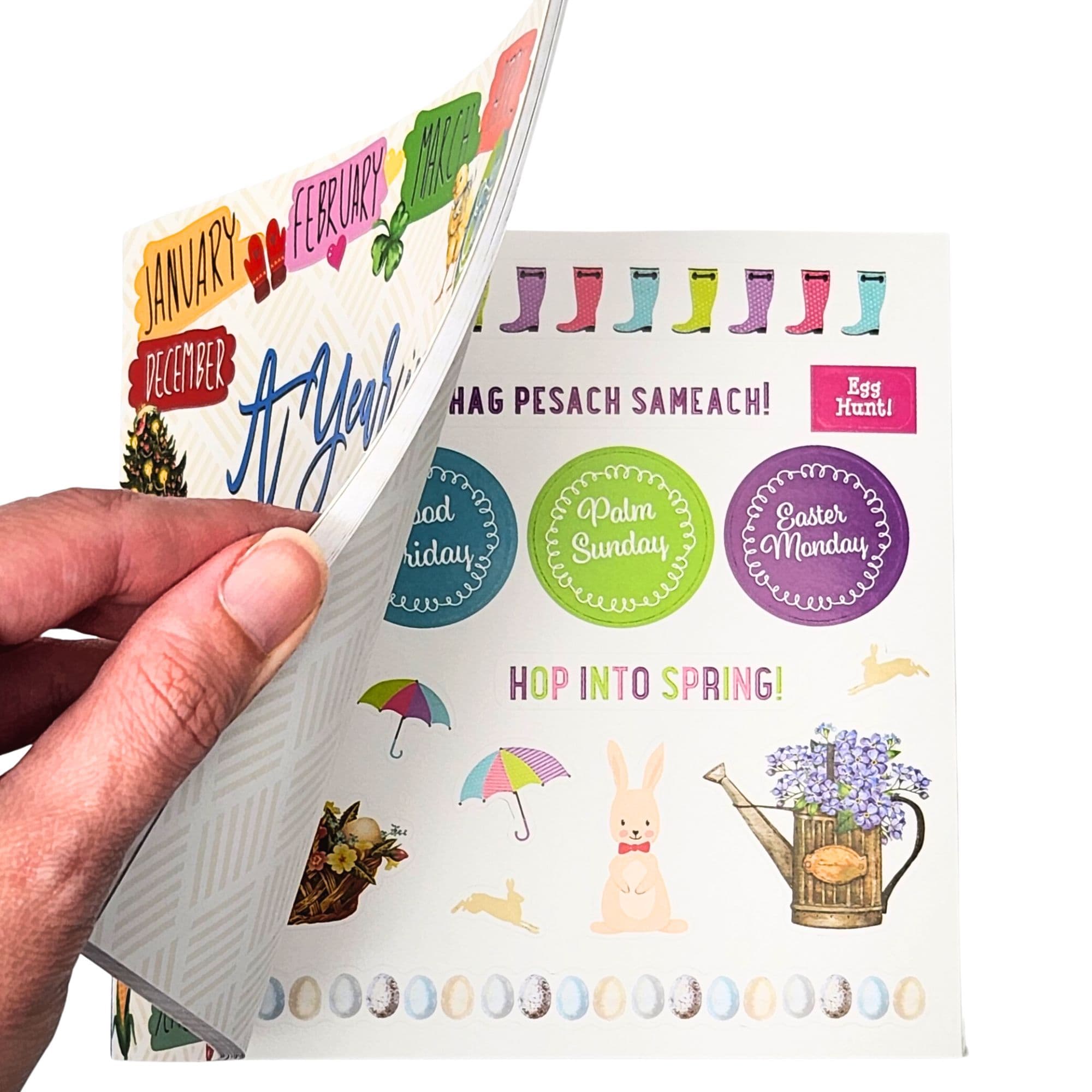 A Year in Stickers Sticker Book from Peter Pauper Press - Paper Kooka Australia