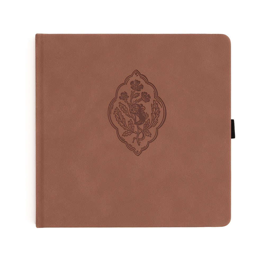 Square 8x8 Dotted Notebook 160gsm | Field Mouse