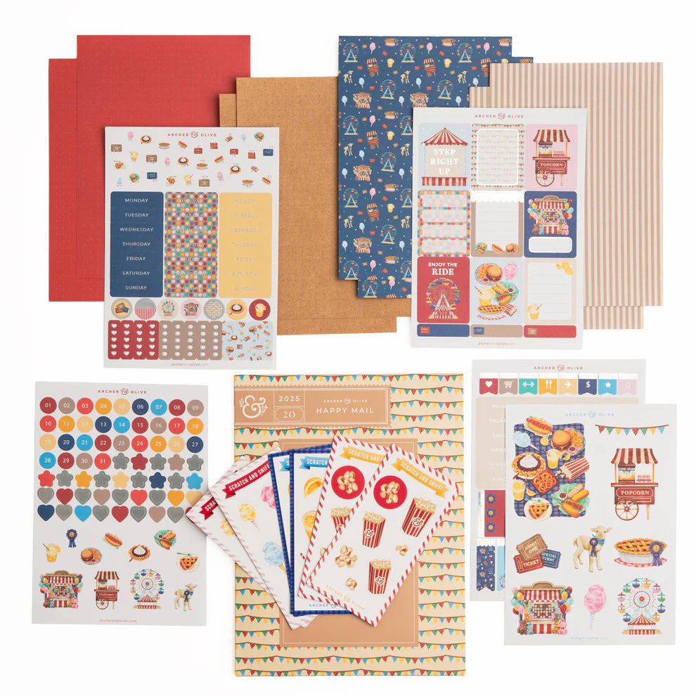 August 2025 Kit Club | At The Fair Planning Kit