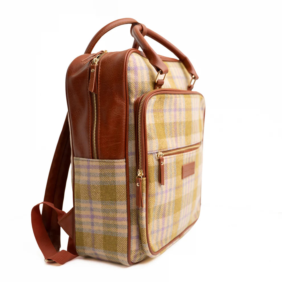 Forest Findings Plaid Backpack