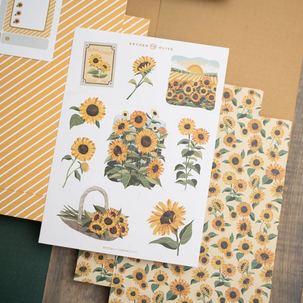 September 2025 Kit Club | Sunflower Field Planning Kit