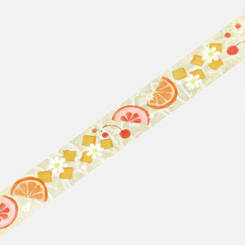 BGM Citrus Soda Pop Transparent PET Tape - Paper Kooka Australia