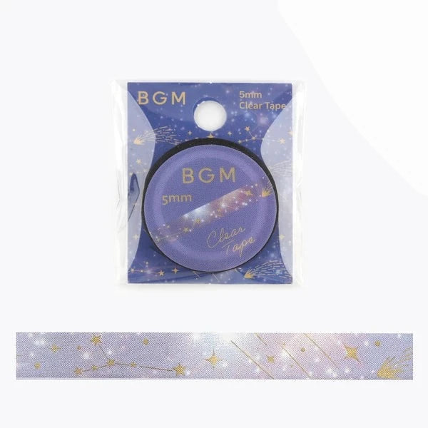 BGM Fantasy Clear Thin PET Tape - Paper Kooka Australia