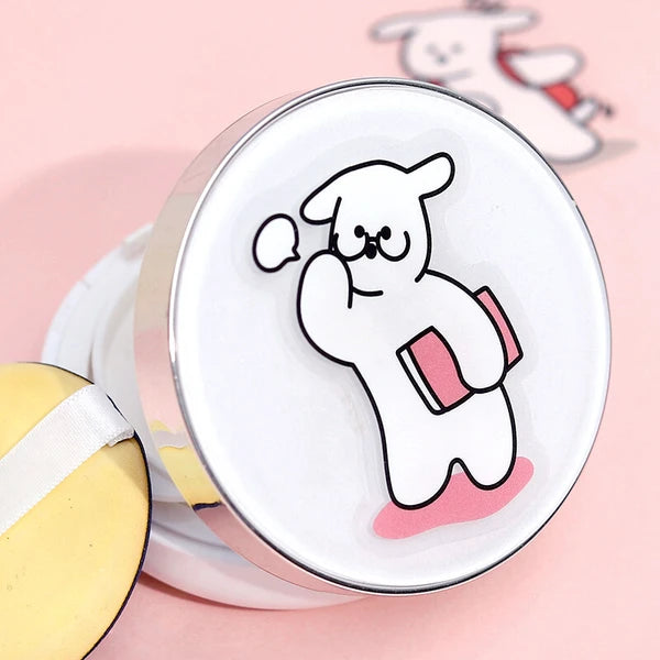 BGM Pink - Petit Puppy PET Clear Stickers closeup - Paper Kooka Australia