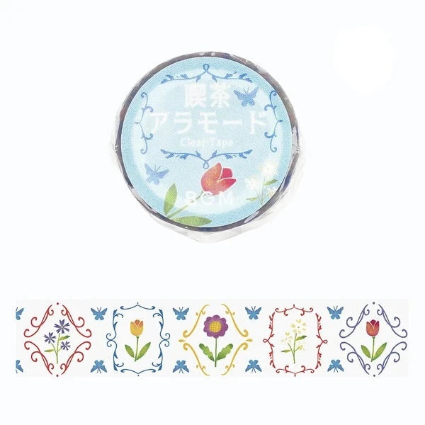 BGM Hana - Cafe a la mode Clear PET Tape - Paper Kooka Stationery Australia