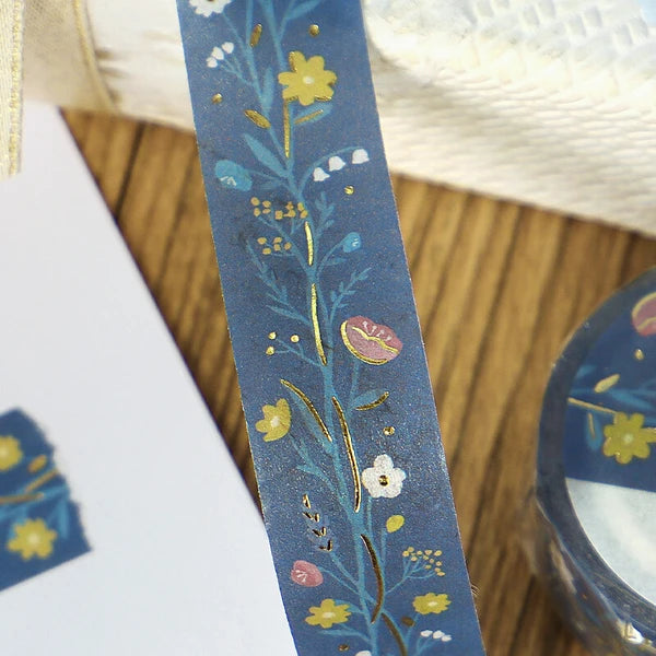 BGM Hatsuka - Flower & Grass Handkerchief Collection Japanese masking tape - Paper Kooka Stationery Australia