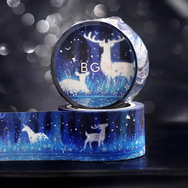 BGM Hikari Forest Japanese masking tape - Paper Kooka Stationery Australia