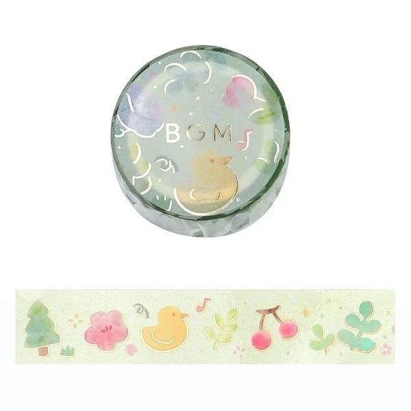 BGM Melody Clear PET Tape - Paper Kooka Stationery Australia