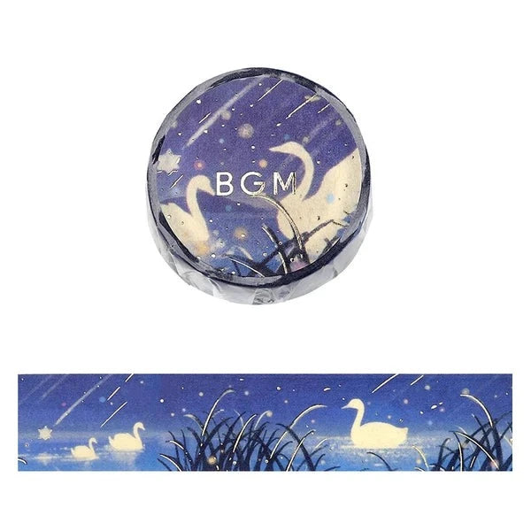 BGM Sleeping Forest washi tape - Paper Kooka Stationery Australia