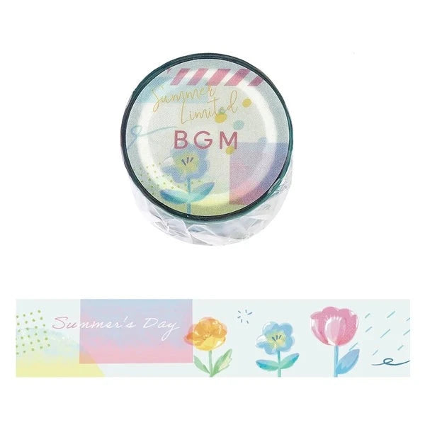 BGM Summer clear PET tape - Paper Kooka Stationery Australia