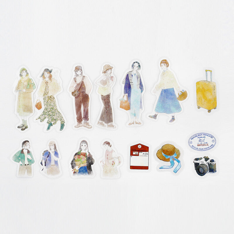 Have a Nice Trip : Today's Me PET & Washi Deco Stickers