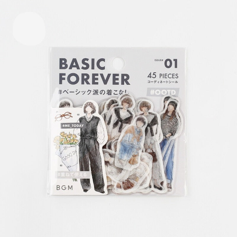 Basic : Today's Me PET & Washi Deco Stickers