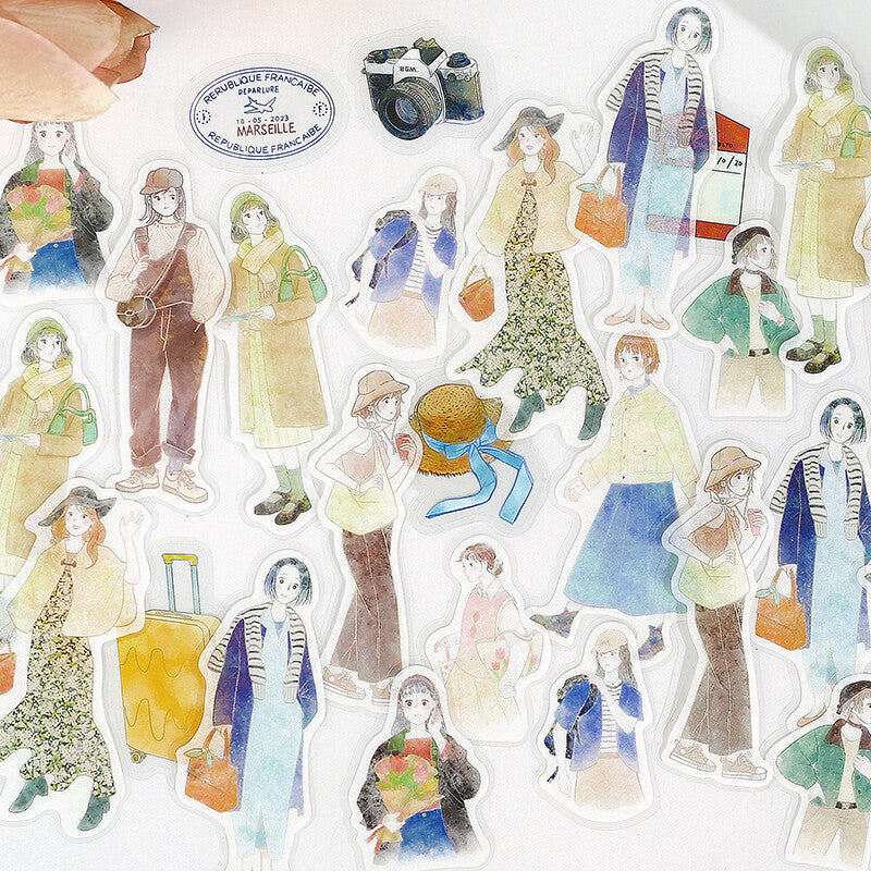 Have a Nice Trip : Today's Me PET & Washi Deco Stickers