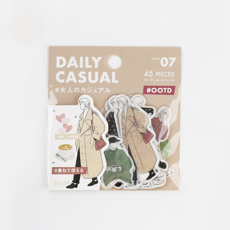 Daily Casual : Today's Me PET & Washi Deco Stickers