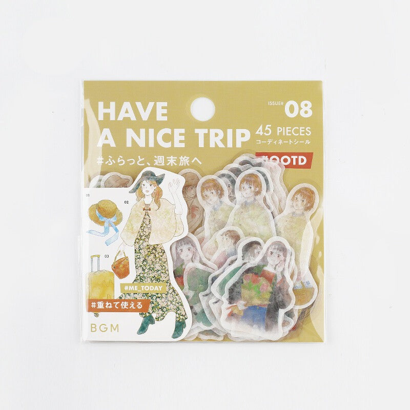 Have a Nice Trip : Today's Me PET & Washi Deco Stickers