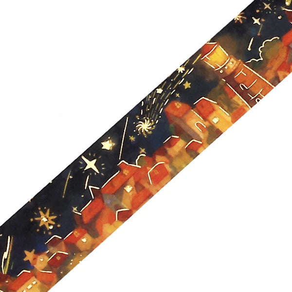 BGM Warm Lights - Night of Shooting Stars masking tape - Paper Kooka Australia