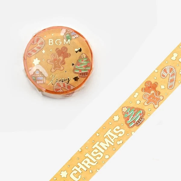 BGM Winter Only Bakery washi tape - Paper Kooka Australia