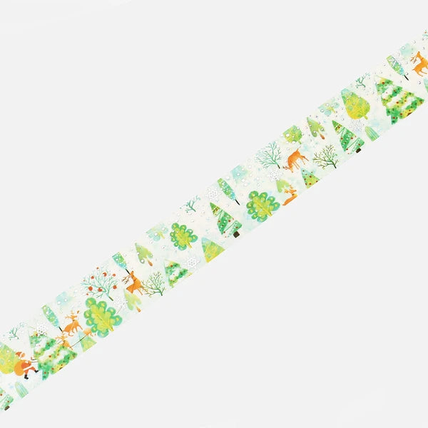 BGM Winter Only Forest masking tape - Paper Kooka Australia