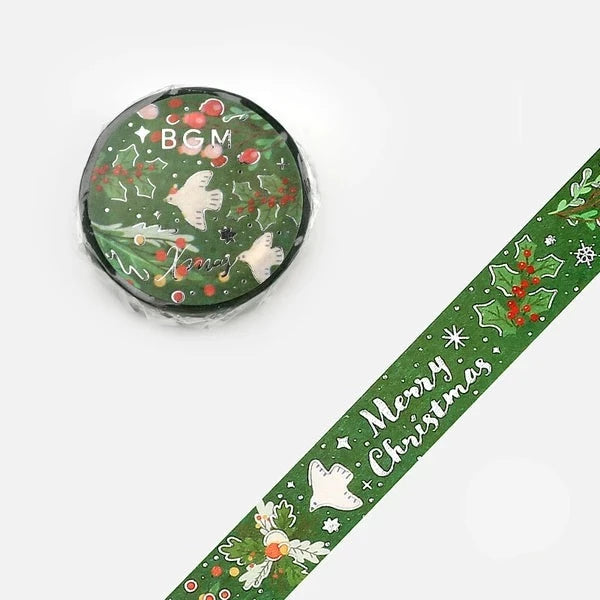 BGM Winter Only Happiness washi tape - Paper Kooka Australia