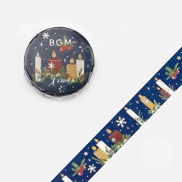 BGM Winter Only Hikari washi tape - Paper Kooka Australia
