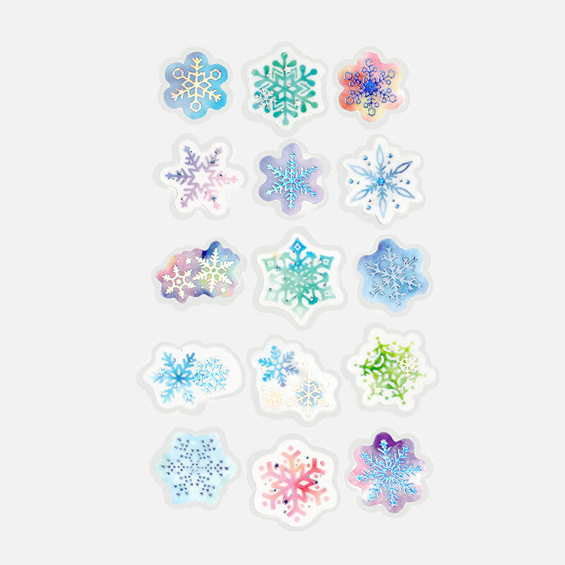 BGM Winter Only Snow Phantom Deco Stickers 15 designs - Paper Kooka Australia