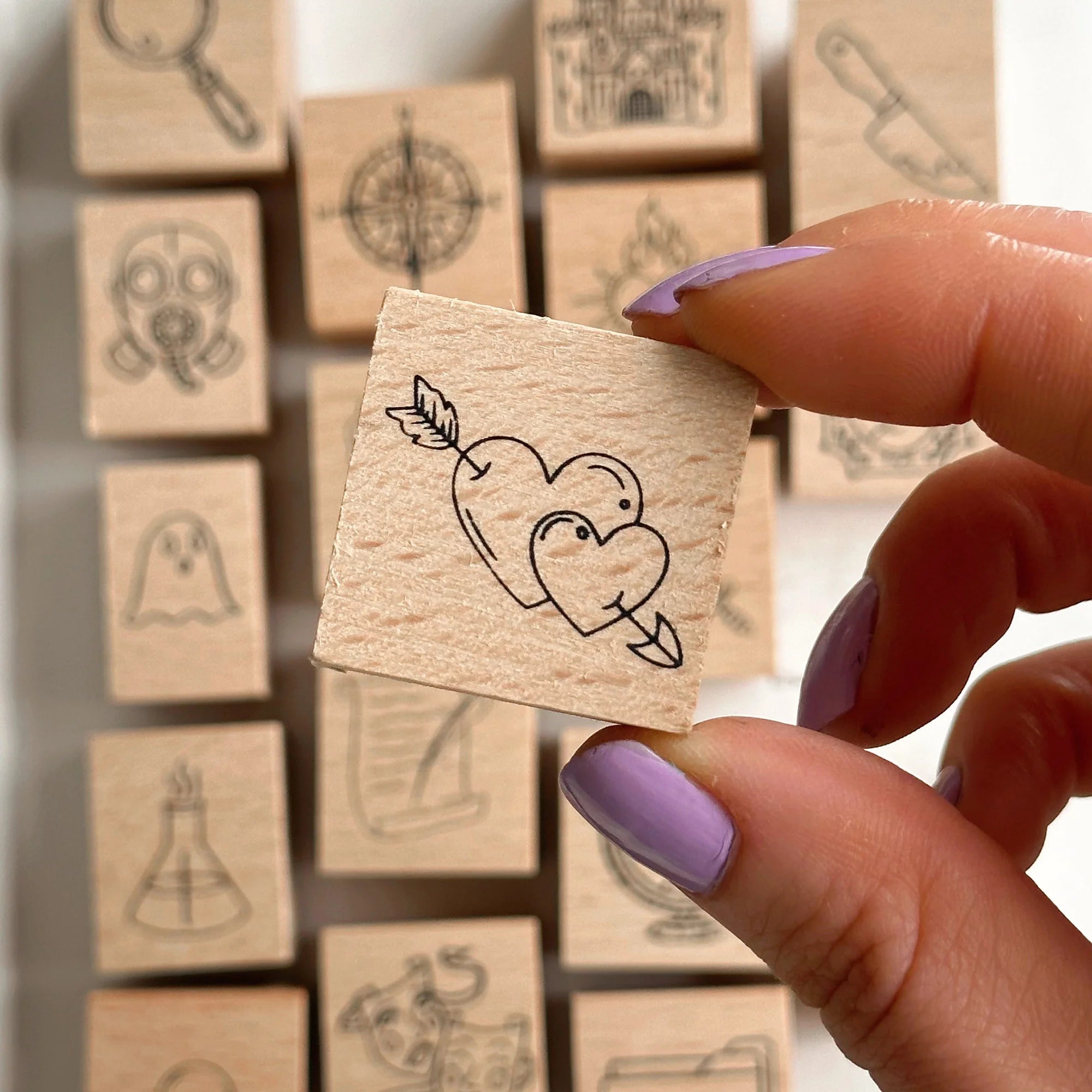 Book Genre Stamp Set by The Quirky Cup Collective - Paper Kooka Stationery Shop Australia