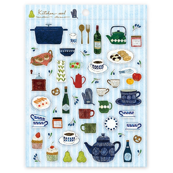Cozyca Kitchen Clear PET Stickers - Paper Kooka Stationery Australia
